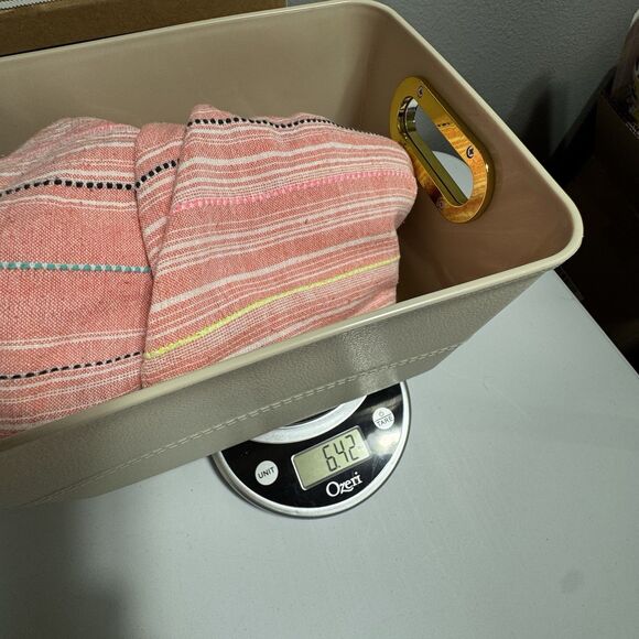 Beach Lunch Lounge Women's Short Sleeve Boho Blouse Top Size 3X 100% Cotton - Picture 10 of 10